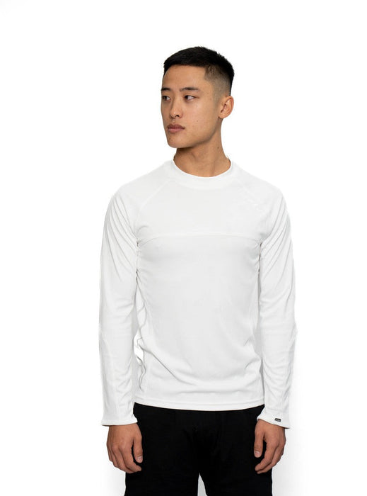 2XU Long Sleeve Fibretech Shirt White/Reflective - Mens