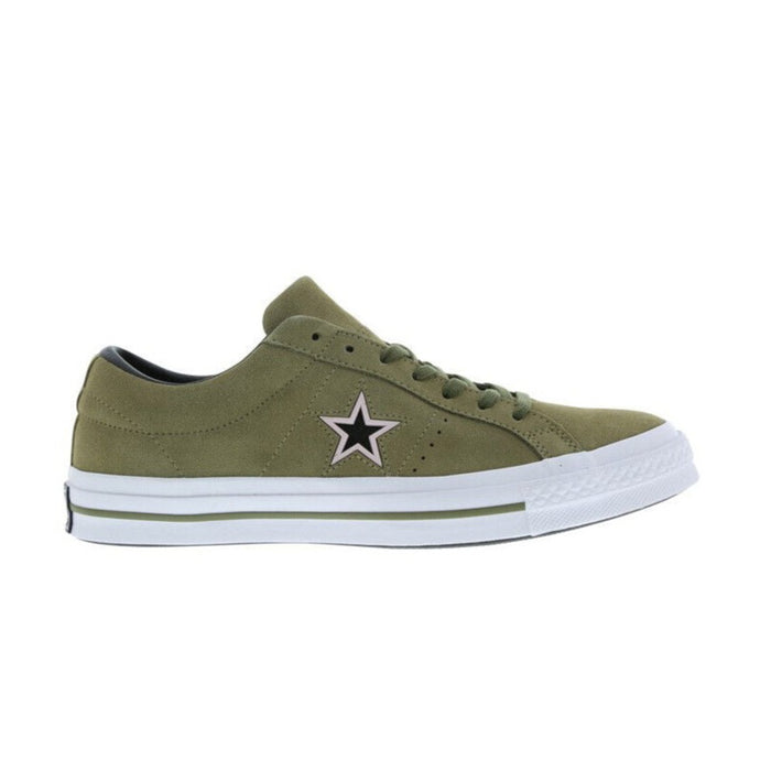 Chuck Taylor One Star Khaki Suede Low Lace Up Sneaker Trainers