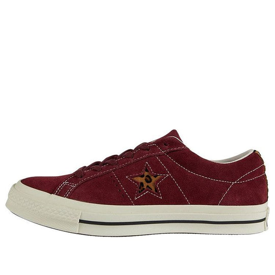 One Star OX Non-Slip Wear-resistant Red Low Tops